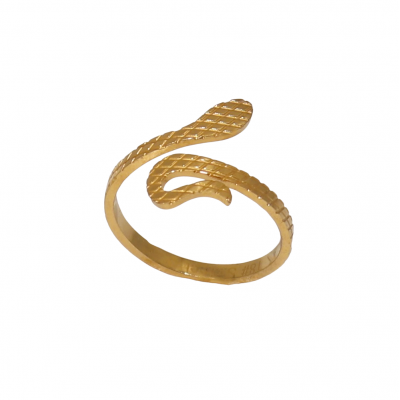 Δαχτυλίδι σε σχέδιο φίδι