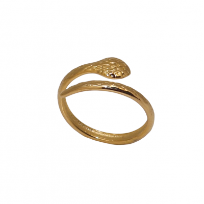 Δαχτυλίδι σε σχέδιο φίδι