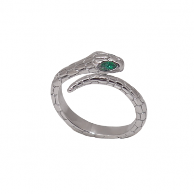 Δαχτυλίδι σε σχέδιο φίδι