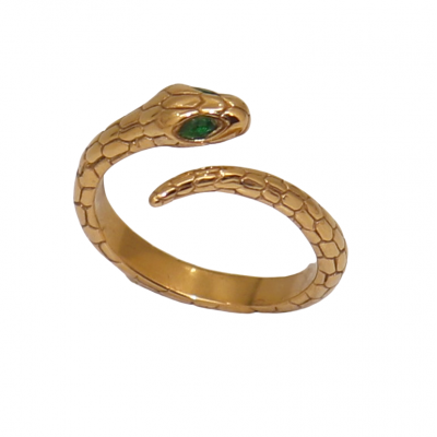 Δαχτυλίδι σε σχέδιο φίδι