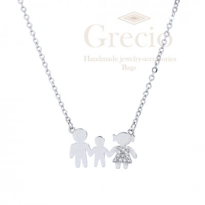 Κολιέ οικογένεια με ένα...