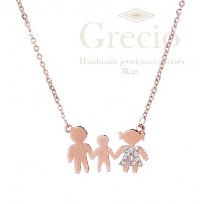 Κολιέ οικογένεια με ένα...